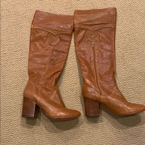 Poetic License tall boot. Sultry splash